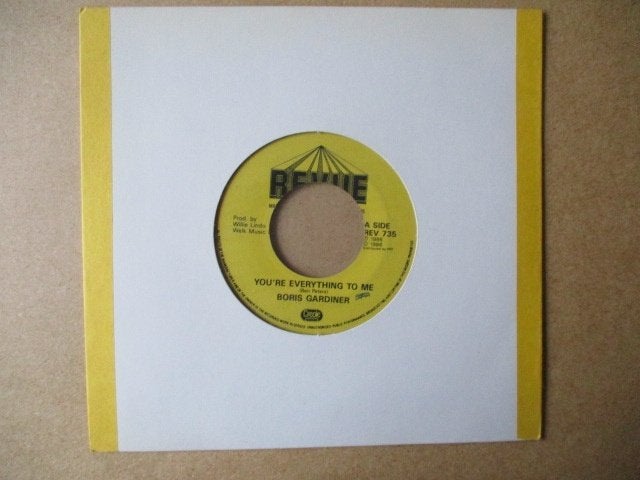 s2380 boris gardiner - youre everything to me, Cd's en Dvd's, Ophalen, Gebruikt, 7 inch, Overige genres
