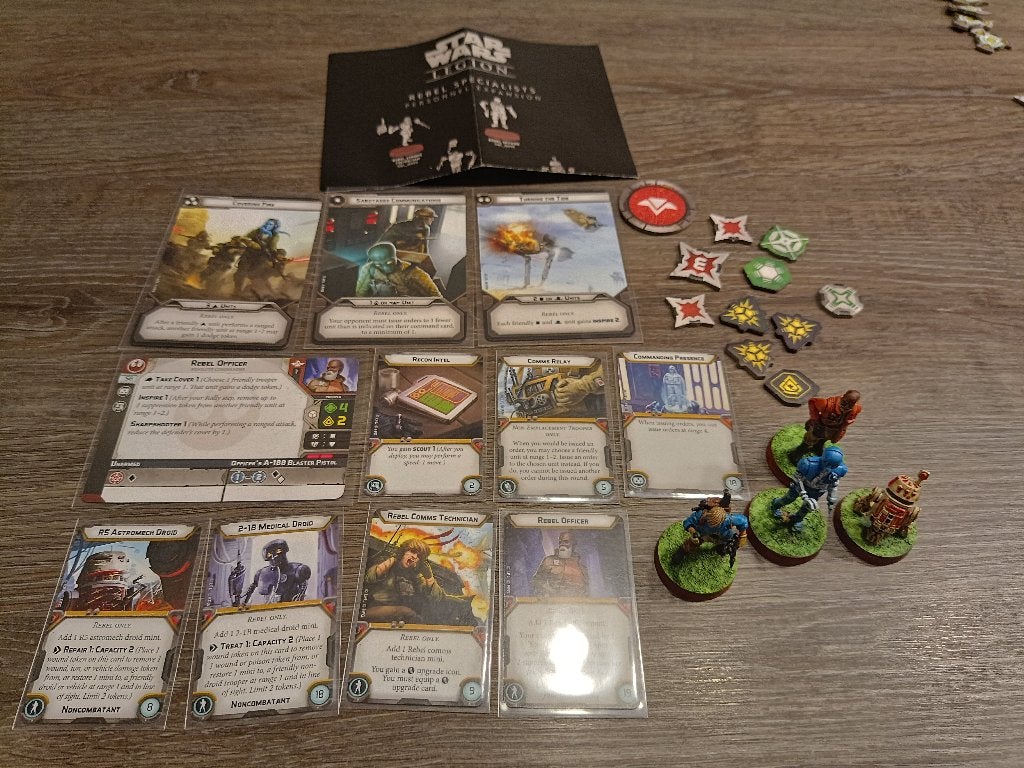 Star wars legion rebel specialists expansion, Figuurtje(s), Overige soorten, Ophalen of Verzenden, Zo goed als nieuw