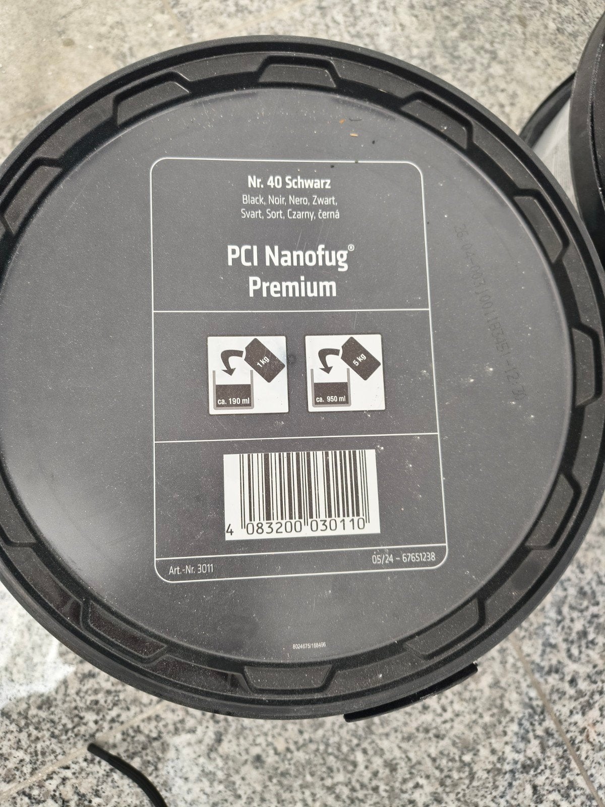 PCI Nanofug Premium voegmortel - Wit en Zwart, Doe-het-zelf en Verbouw, Tegels, Ophalen, Overige materialen, Overige typen, Minder dan 20 cm