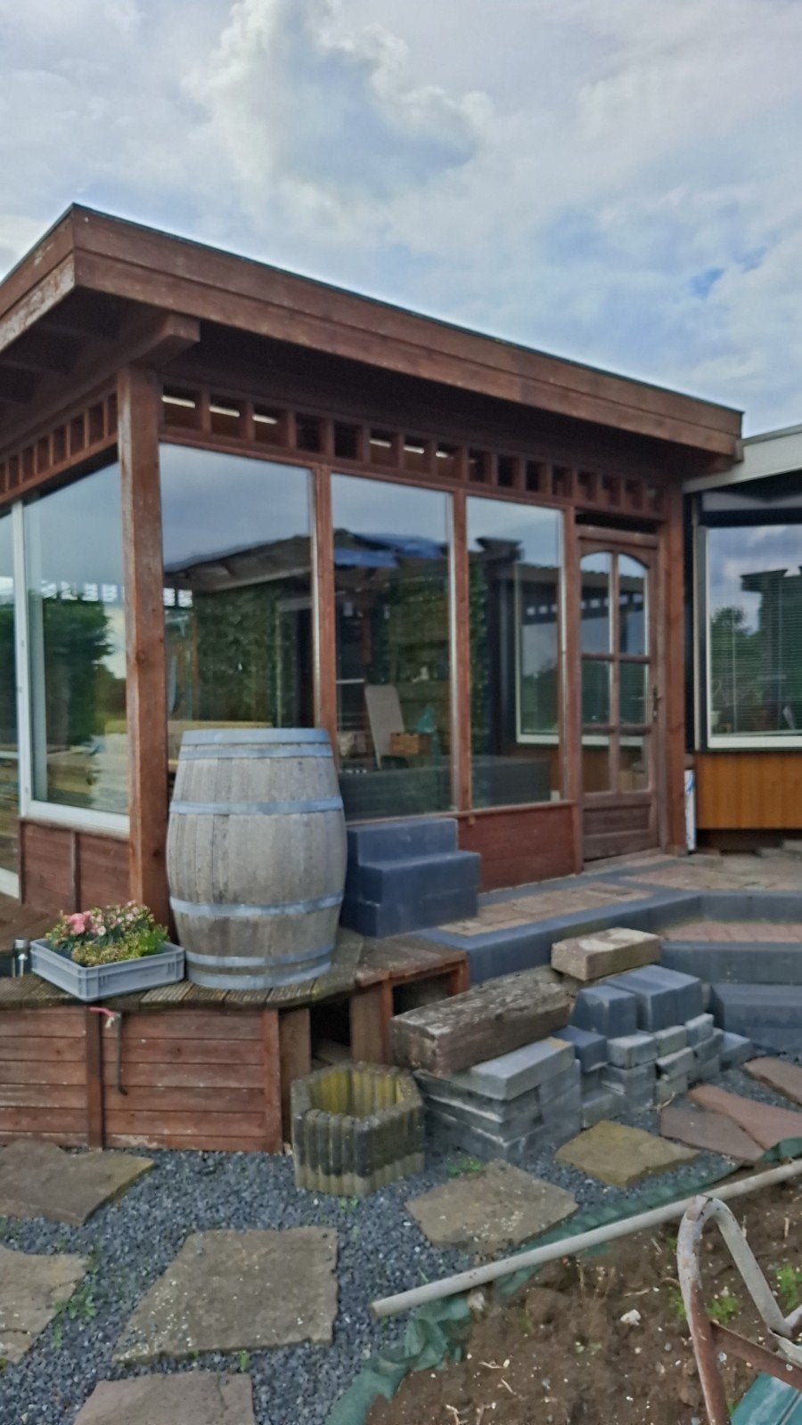 Gratis afhalen Schuifpui en losse ruiten, Tuin en Terras, Overkappingen, Ophalen, Veranda