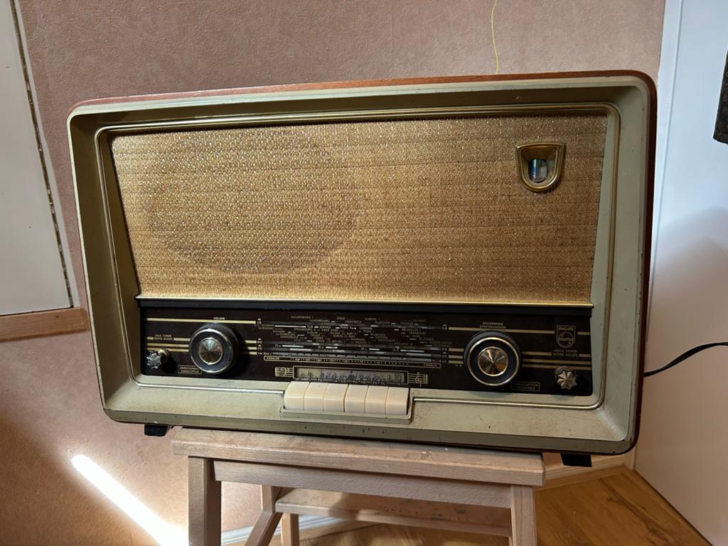 Philips B5X72A Buizenradio 1957, Antiek en Kunst, Ophalen