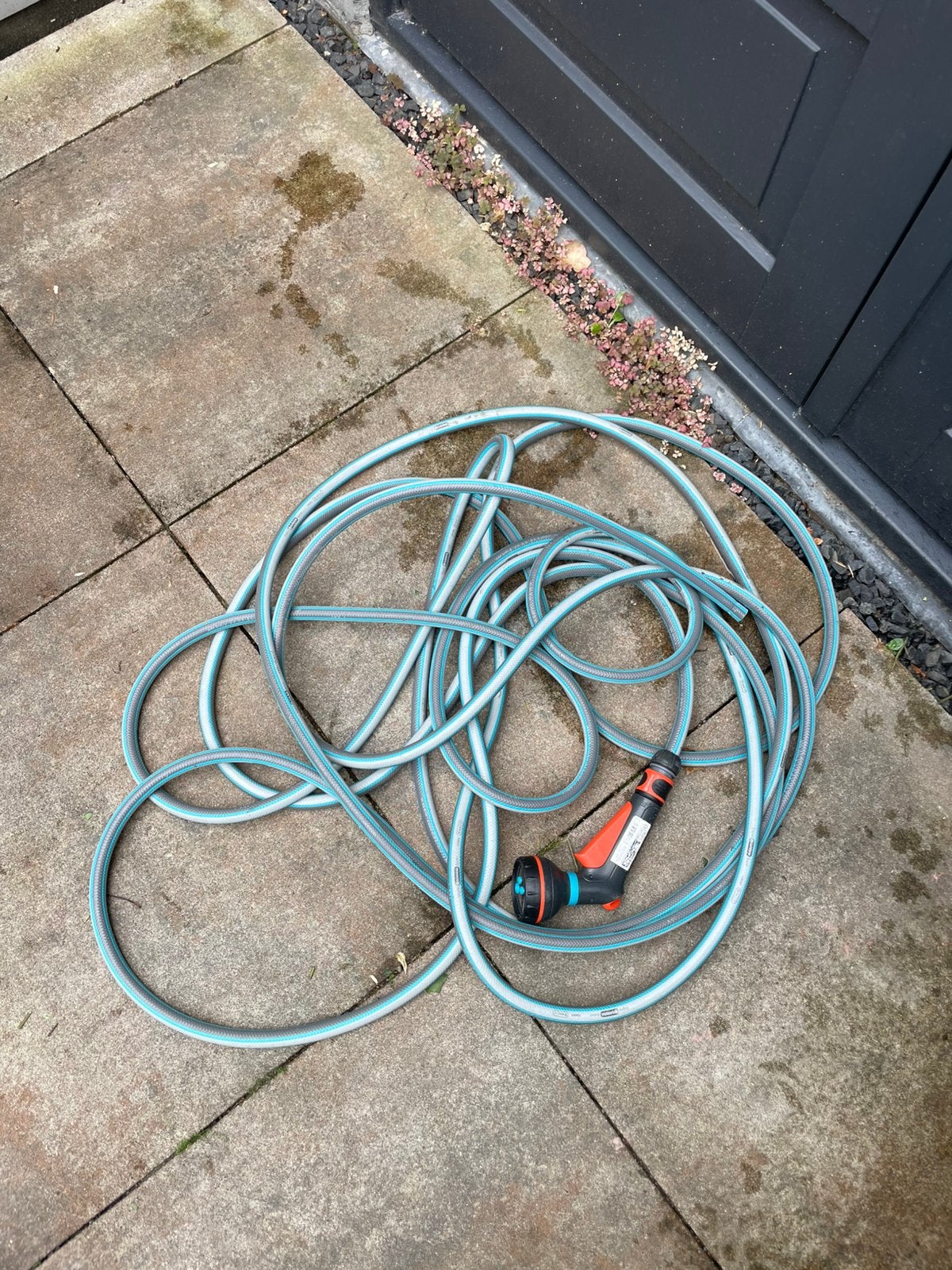 Gardena tuinslang 15 meter + multi broes, Ophalen, Zo goed als nieuw, Tuinslang