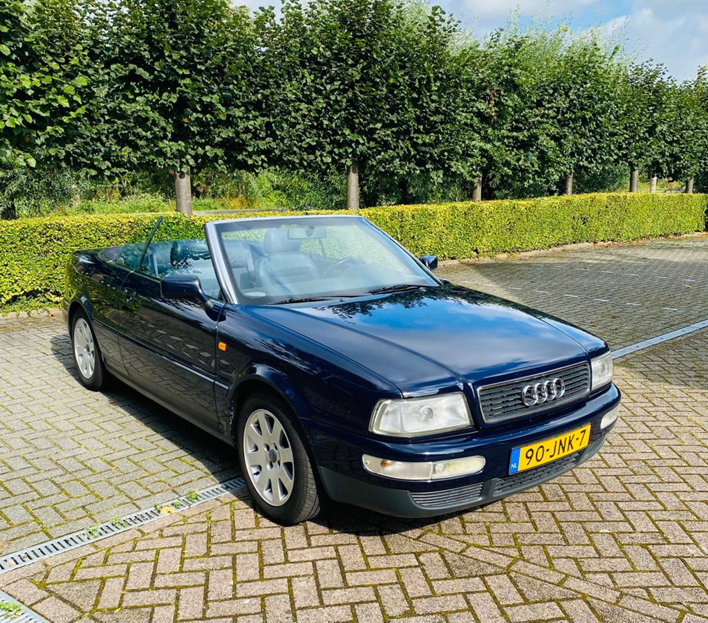 Audi 80 B4 cabriolet, Automaat, Achterwielaandrijving, Cabriolet, Blauw