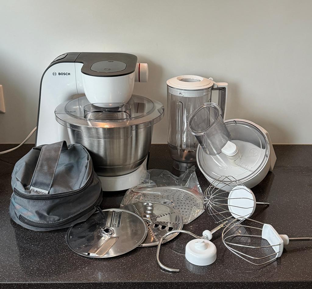 Bosch standmixer / keukenmachine MUM52120/02, Ophalen, Gebruikt, Vaatwasserbestendig, 3 snelheden of meer