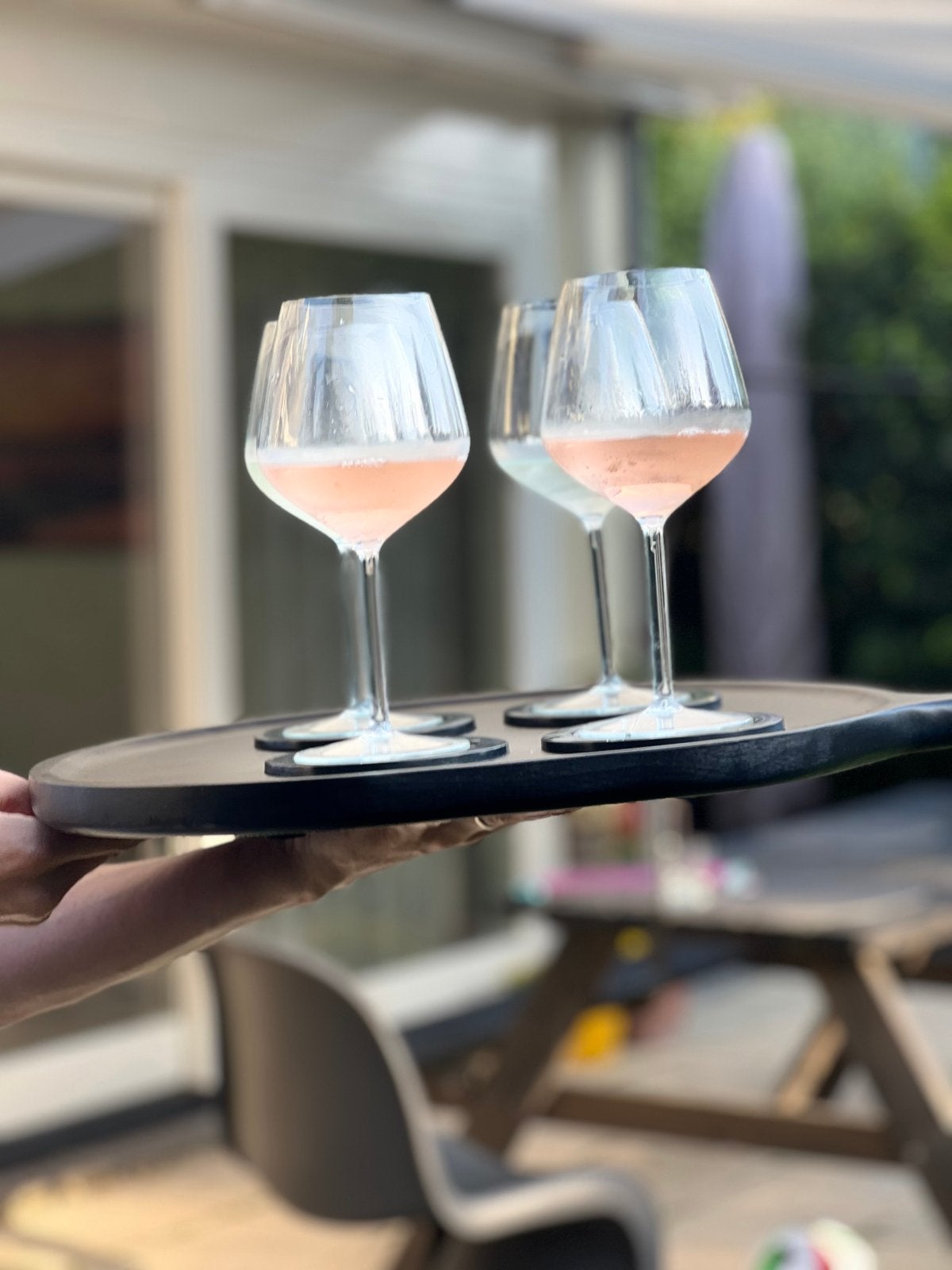 Wijnglazen met innovatieve pads; glas dat niet meer omvalt, Ophalen of Verzenden, Nieuw, Overige typen