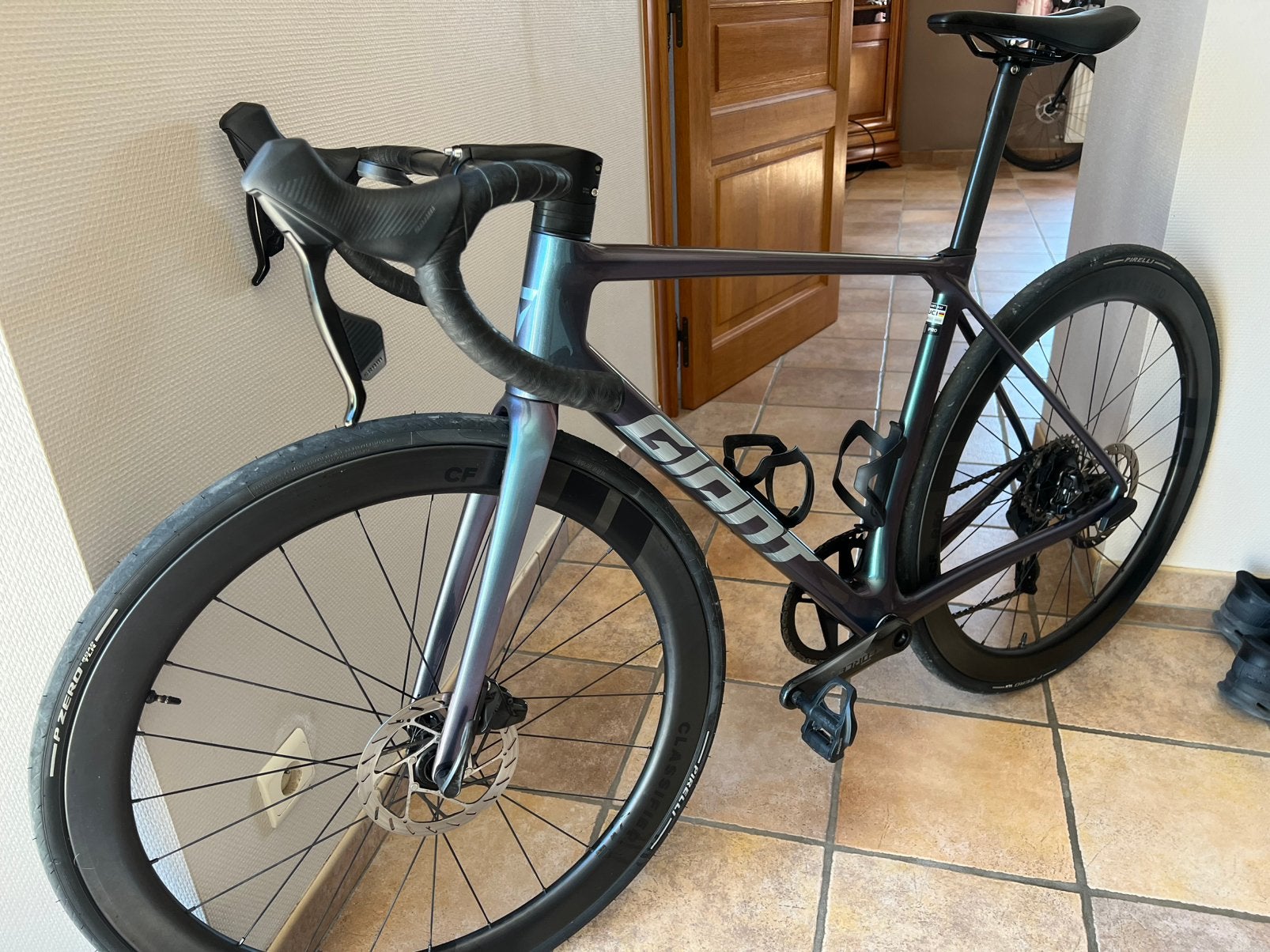 Giant TCR pro 0 maat M, Fietsen en Brommers, Fietsen | Racefietsen, Carbon, Zo goed als nieuw, Meer dan 20 versnellingen, Schijfrem
