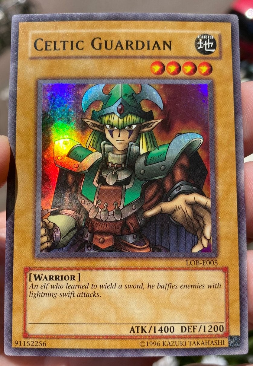 Yu-Gi-Oh! Celtic Guardian LOB Old Vintage Print !, Hobby en Vrije tijd, Verzamelkaartspellen | Yu-gi-Oh!, Ophalen of Verzenden