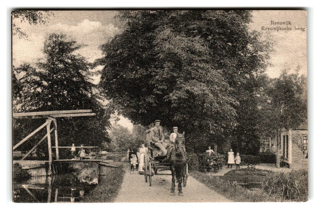 Reeuwijk, Reeuwijksche brug, Ophalen of Verzenden, Voor 1920, Gelopen, Zuid-Holland