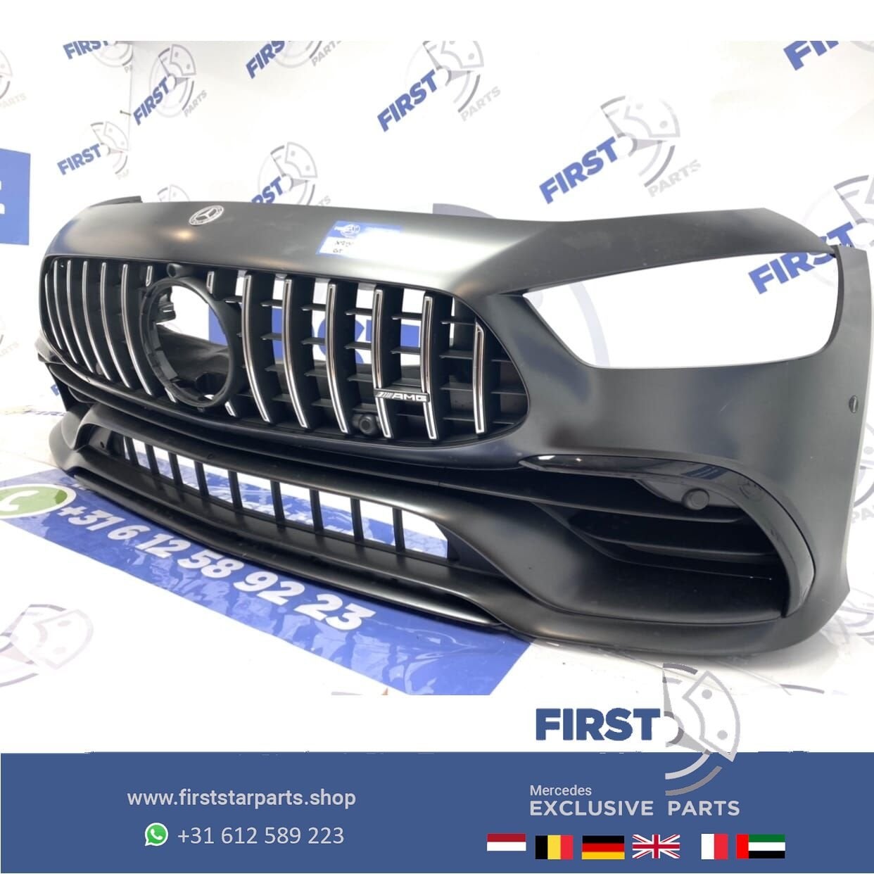 W290 X290 ORIGINELE GT63 S AMG VOORBUMPER Mercedes 2018-2022, Gebruikt, -, Voor, Ophalen of Verzenden