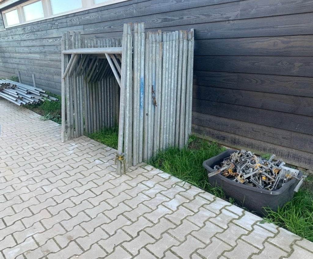 Steigerbalken, steigerbuizen en steigerklemmen, Doe-het-zelf en Verbouw, Ophalen, Gebruikt, Overige typen, 5 meter of hoger