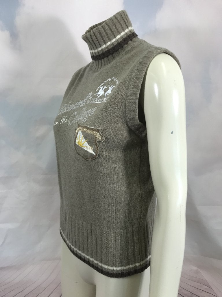 La Martina wollen spencer top trui met col maat L (1C5), Tweedehands verkoop, Ophalen of Verzenden, Tweedehands verkoop, Maat 38/40 (M)