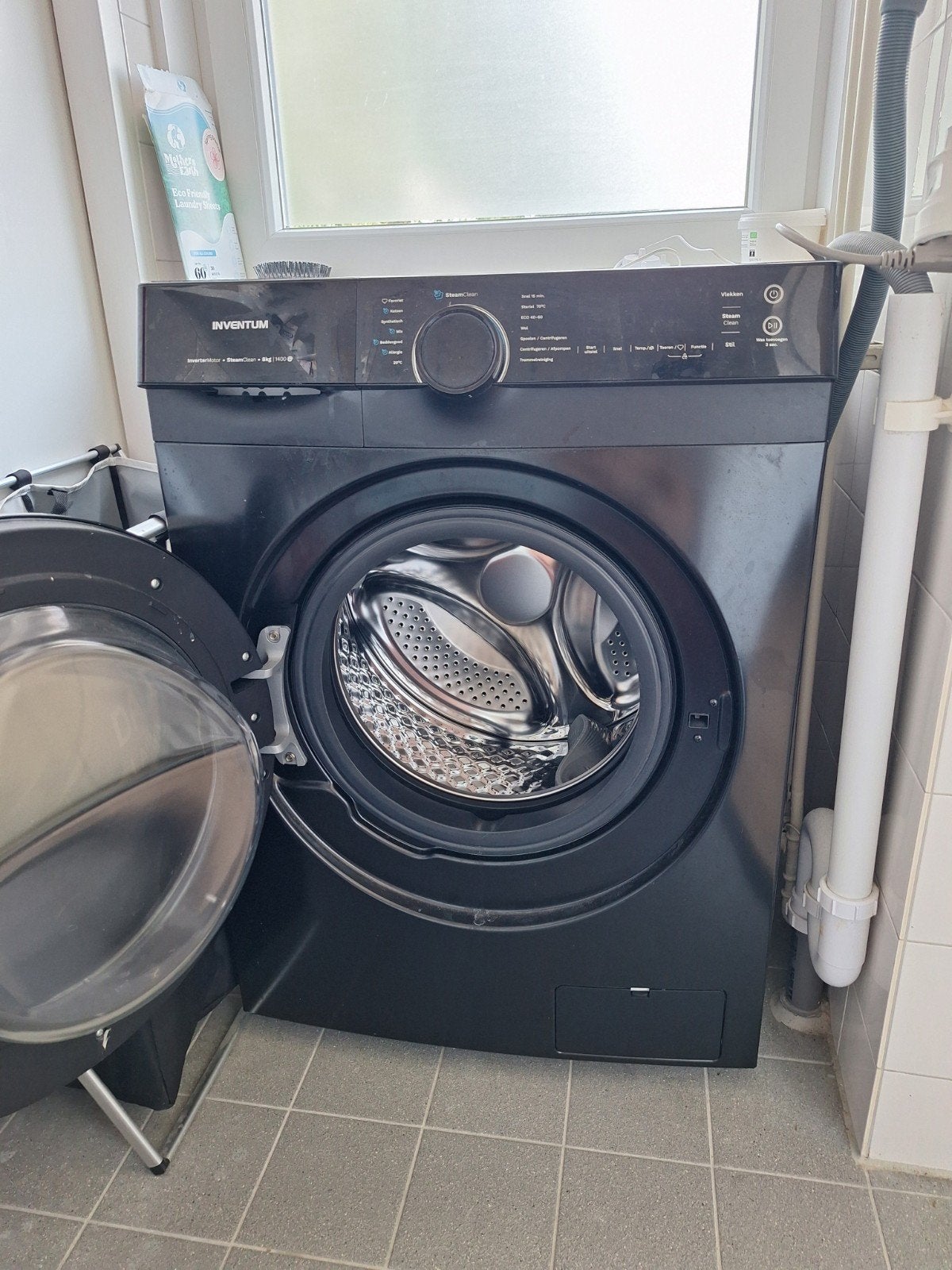 Inventum VWM8010B Wasmachine (8kg, 1400 toeren, A), Witgoed en Apparatuur, 8 tot 10 kg, Ophalen, 1200 tot 1600 toeren, 85 tot 90 cm