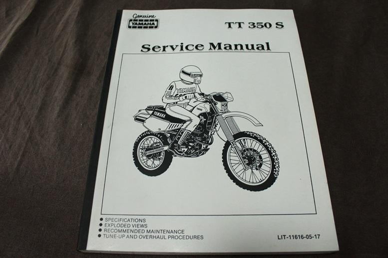 Yamaha TT350 S 1985 / 1986 motorcycle service manual TT 350, Ophalen of Verzenden, Yamaha