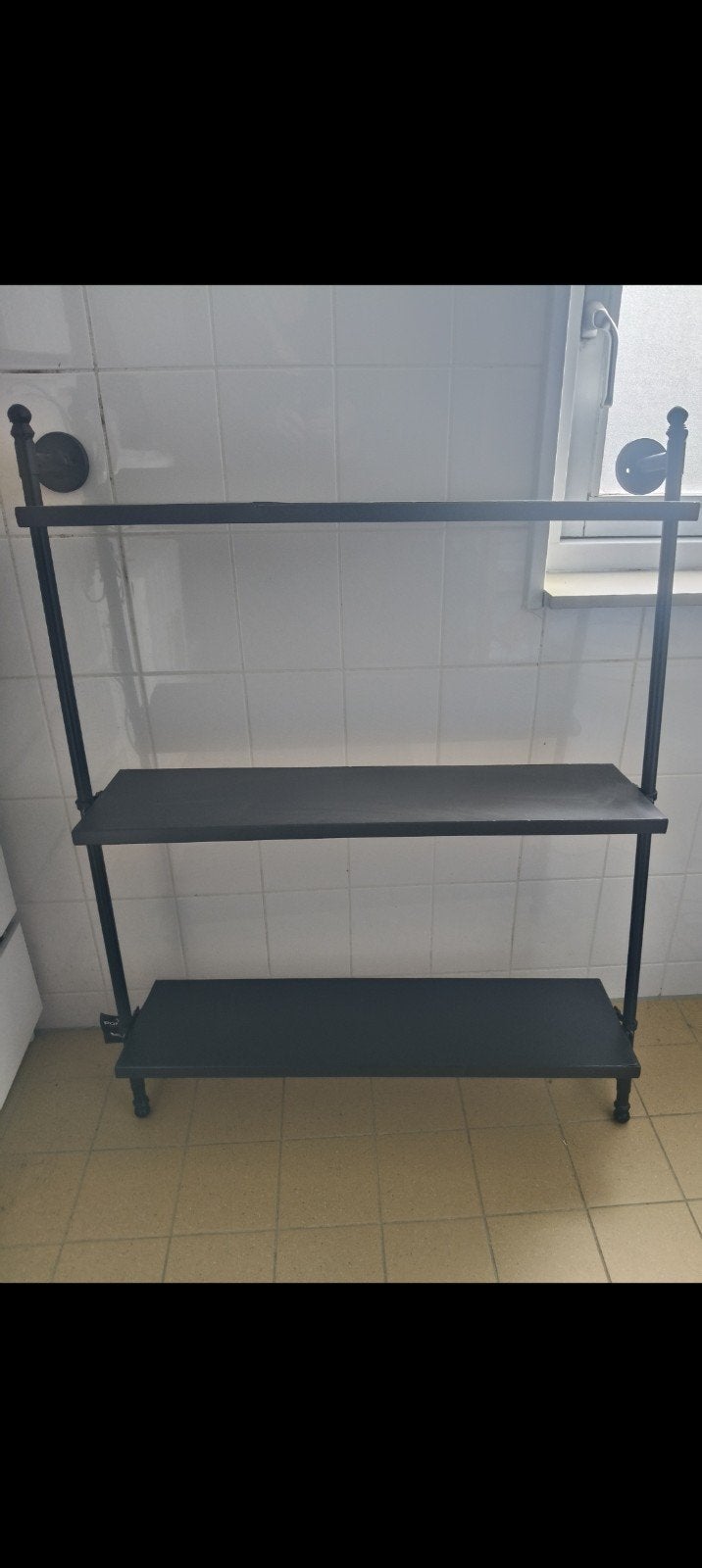 Pomax Home Collection Rek - Zwart, 105,5 cm hoog, Ophalen, Gebruikt