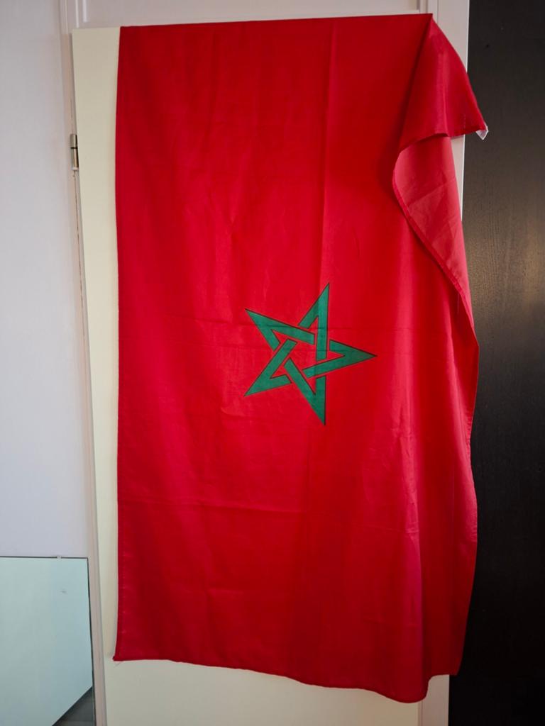 Marokkaanse vlag, Ophalen