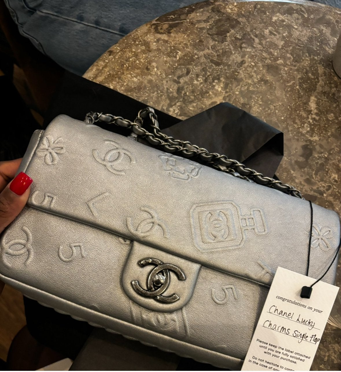 Chanel tas orgineel, Ophalen of Verzenden, Zo goed als nieuw, Zwart