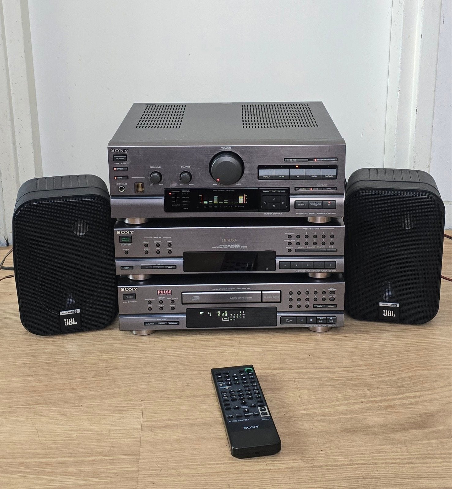 Sony LBT-D507 Hifi Set met JBL Control One Speakers, Gebruikt, Cd-speler, Sony, Losse componenten