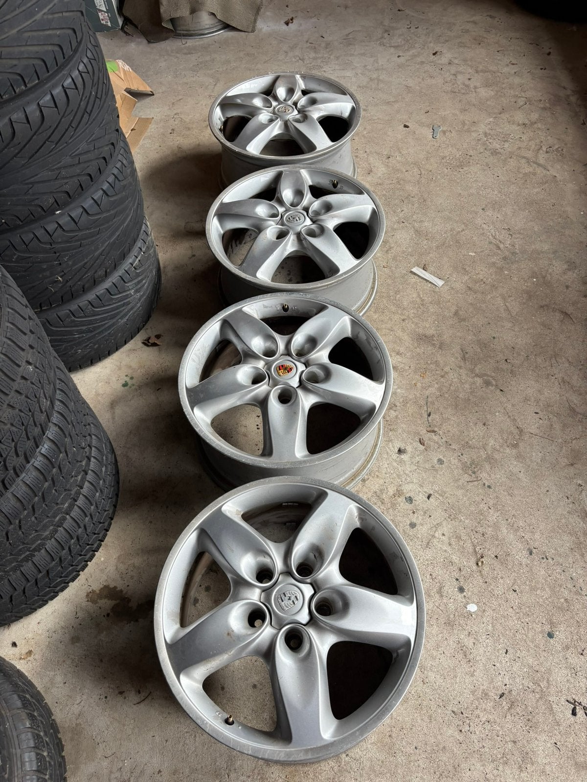 5x130 verschillende sets 17 18 inch met steekadapters 5x100, Auto-onderdelen, Banden en Velgen, Ophalen, 18 inch, Velg(en), Personenwagen