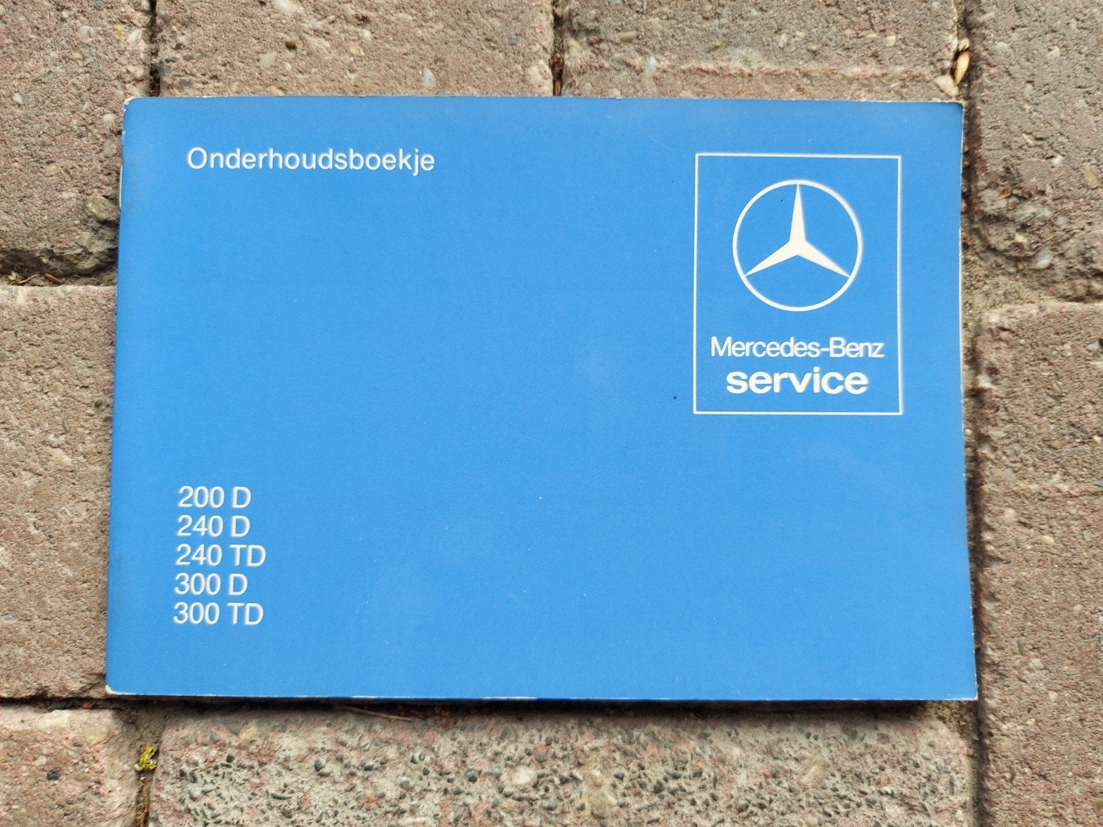 Mercedes Onderhoudsboekje W123 blanco - 200D-300TD, Ophalen of Verzenden