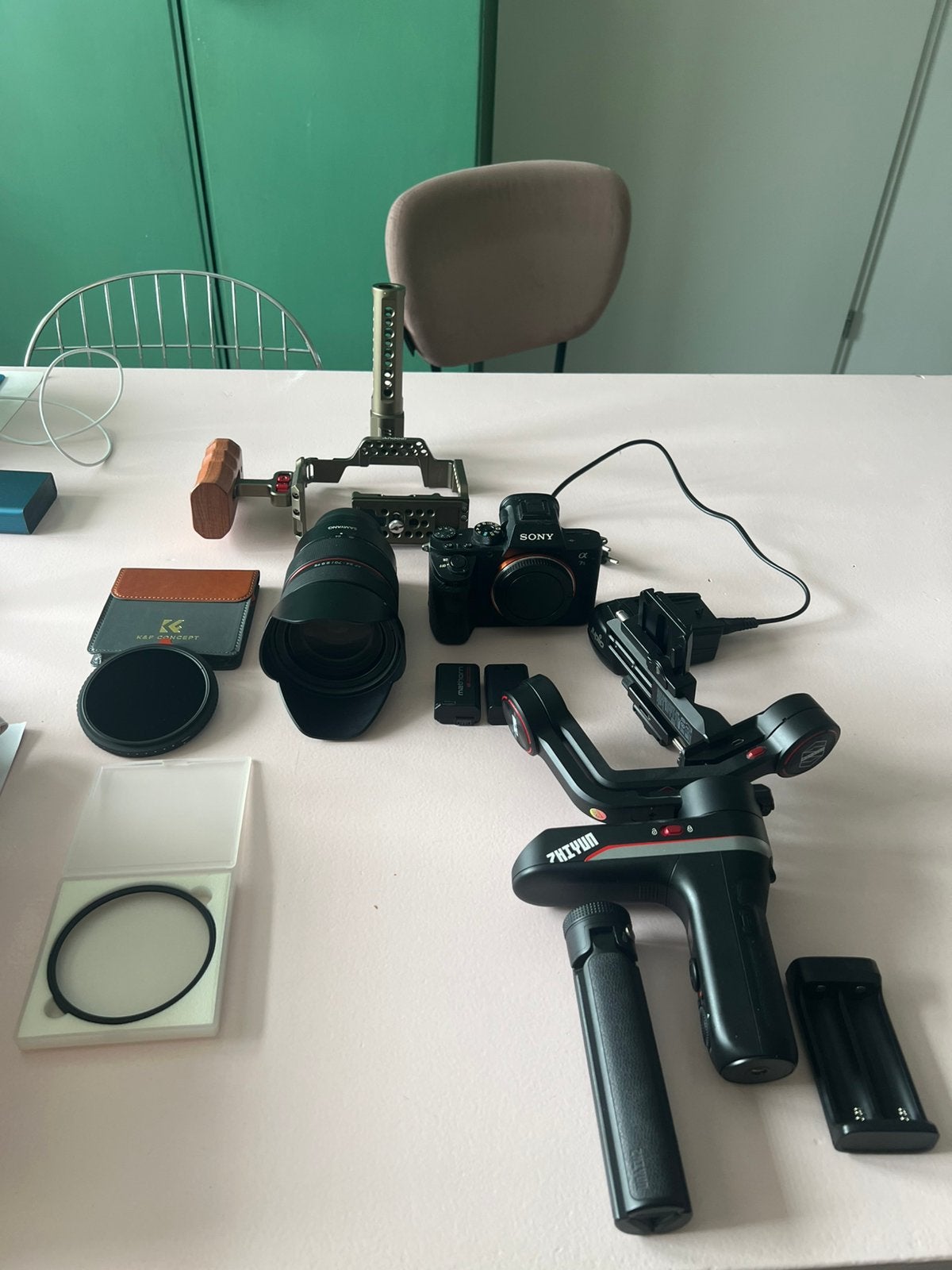 Sony A7S II set + Samyang 24-70 + gimbal + ND, Full HD, Gebruikt, 20x of meer, Overige soorten