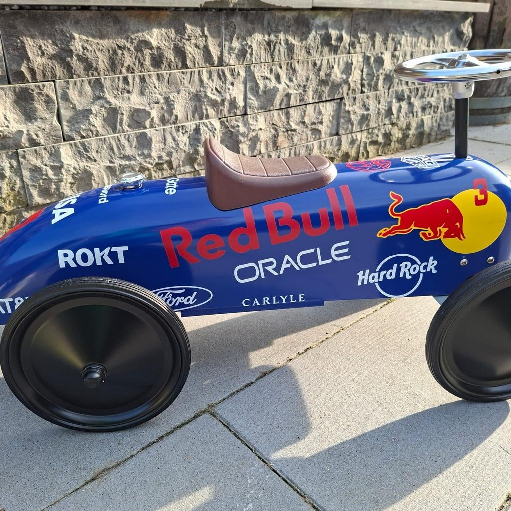 Vintage Formule 1 Loopauto - Red Bull Racing, Ophalen of Verzenden, Gebruikt, Loopvoertuig