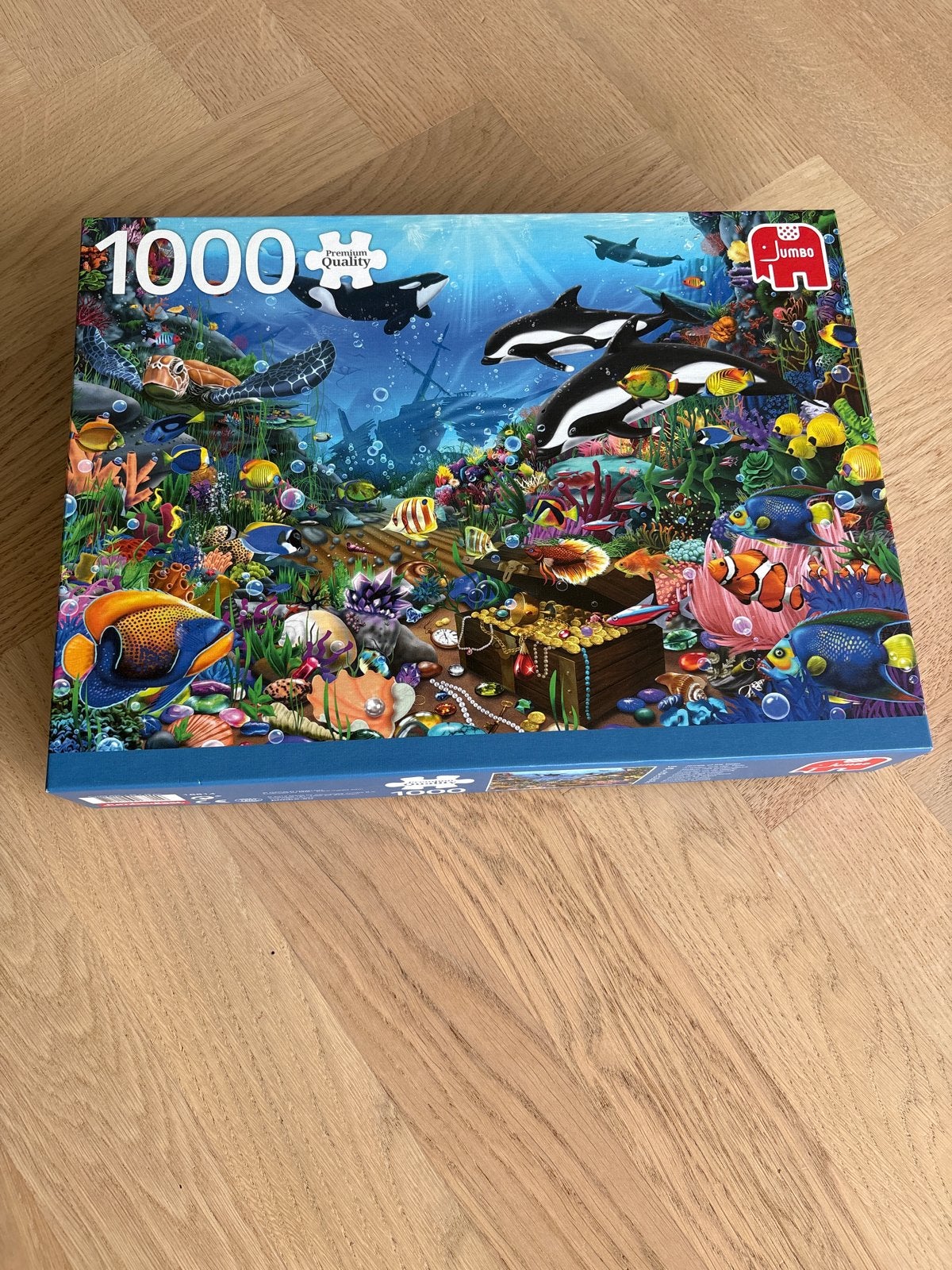 Jumbo Premium Collection Legpuzzel 1000 stukjes Onderwaterwe, Ophalen of Verzenden, 500 t/m 1500 stukjes, Zo goed als nieuw, Legpuzzel