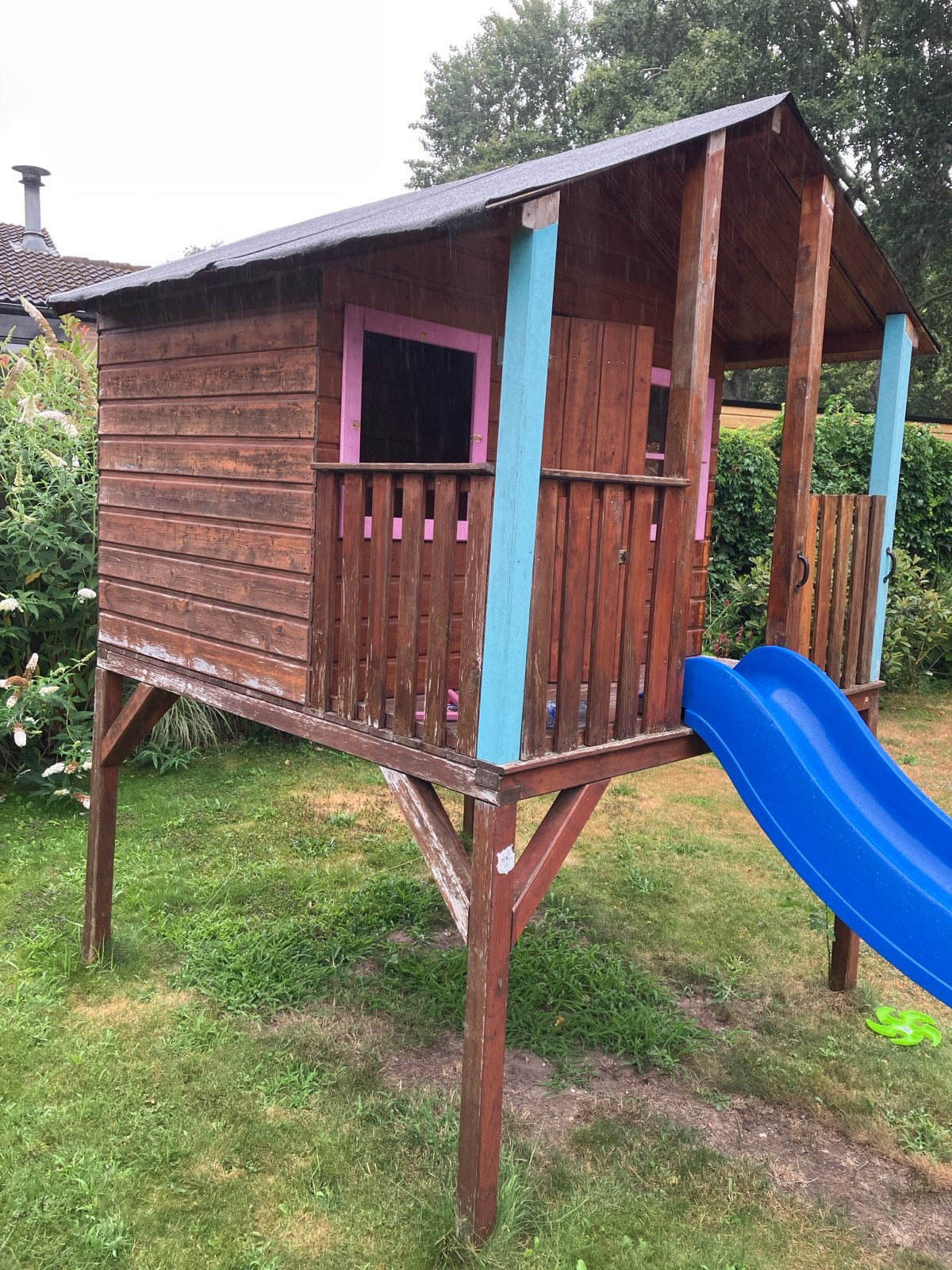 Gratis Speelhuisje 190x190x275, Ophalen, Gebruikt, Hout