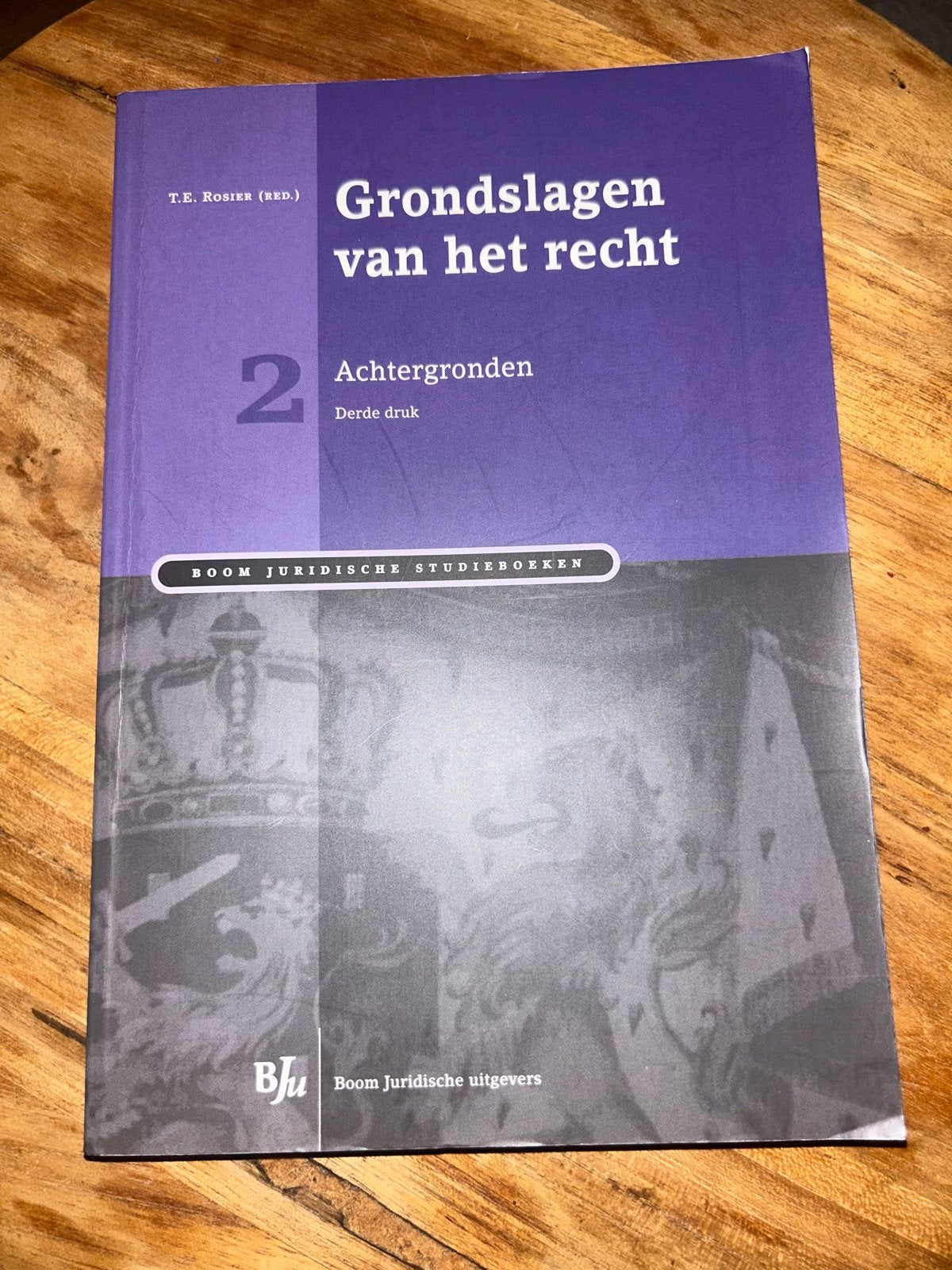 Grondslagen van het recht: Achtergronden (3e druk), Ophalen of Verzenden, Gamma, Zo goed als nieuw, HBO