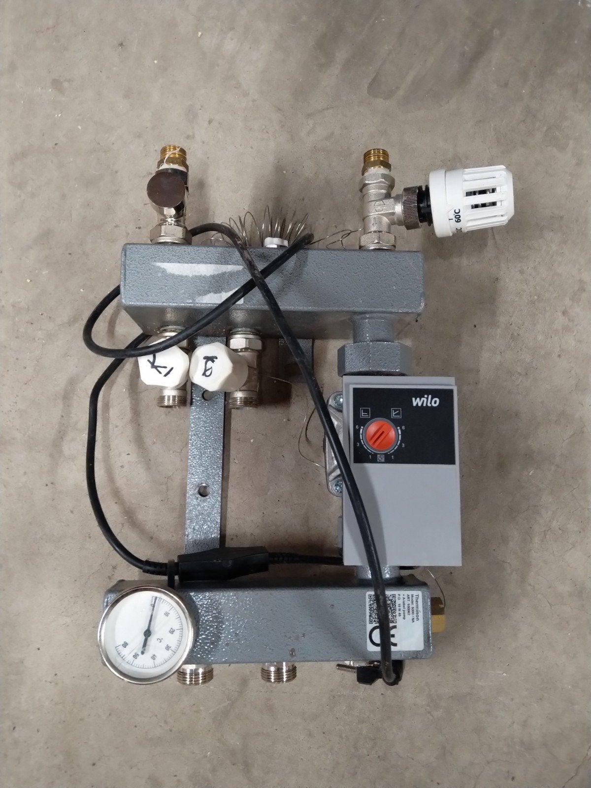 Therminon 2 groeps verdeler vloerverwarming, Doe-het-zelf en Verbouw, Verwarming en Radiatoren, Ophalen of Verzenden, Minder dan 60 cm