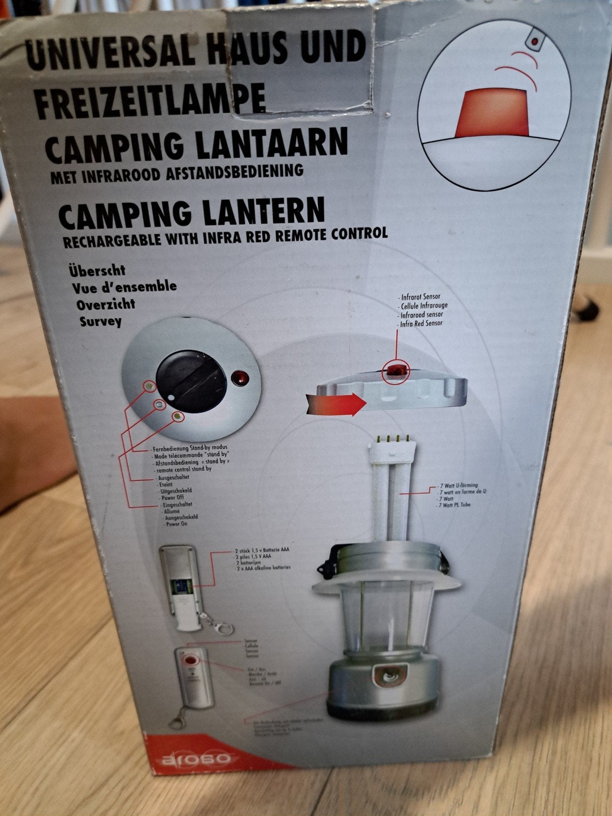 Camping Lantaarn met Afstandsbediening, Ophalen of Verzenden, Gebruikt