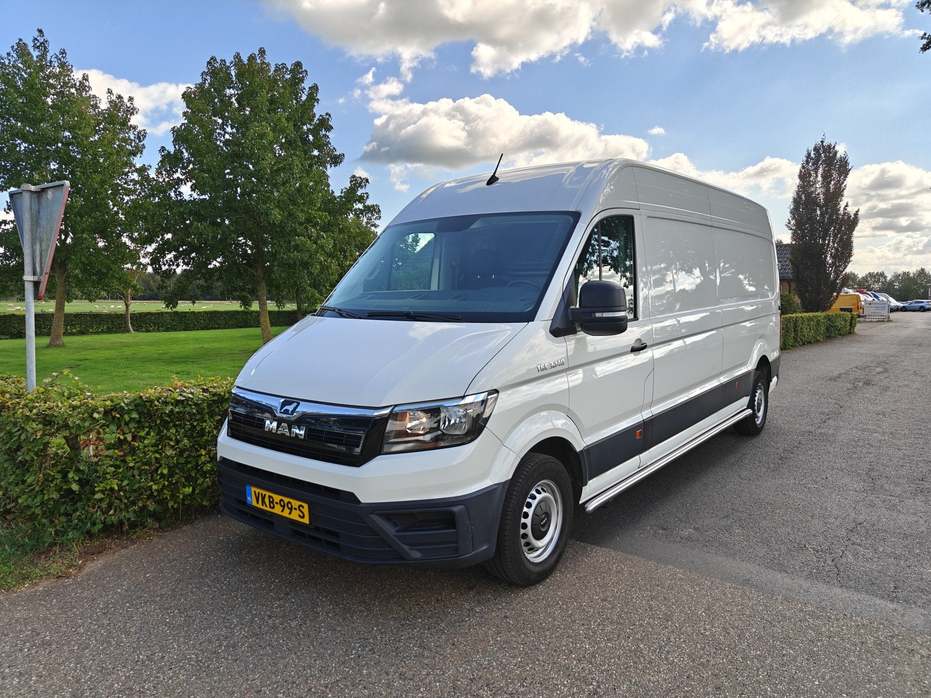 MAN TGE 35 2.0 Lang L4 Hoog AIRCO BJ 2021 (bj 2021), Auto's, Stof, Gebruikt, Euro 6, 4 cilinders