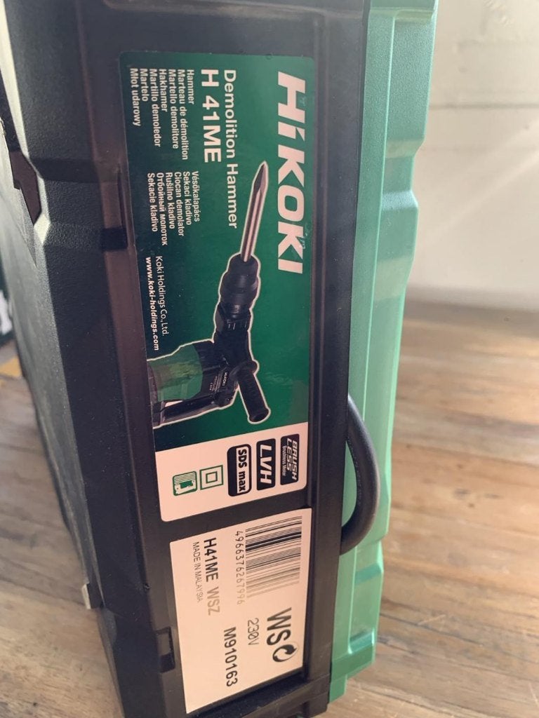 HiKOKI H41ME SDS-Max breekhamer, Doe-het-zelf en Verbouw, HiKOKI Power Tools Netherlands B.V., Nieuw, Ophalen of Verzenden, Brabanthaven 11, 3433 PJ Nieuwegein, Nederland