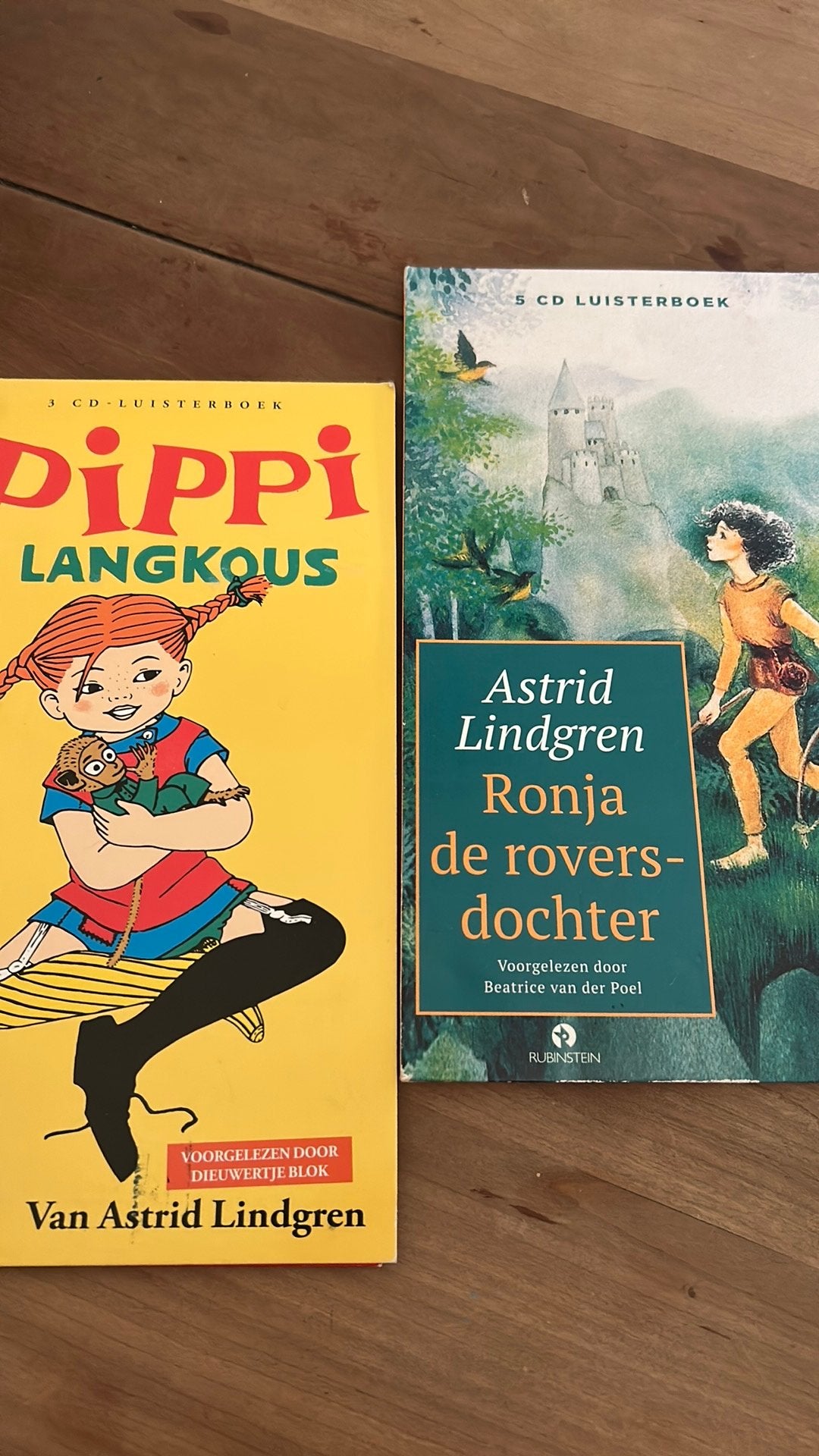 Astrid Lindgren Ronja de roversdochter & Pippi Langkous, Boeken, Ophalen of Verzenden, Cd, Kind