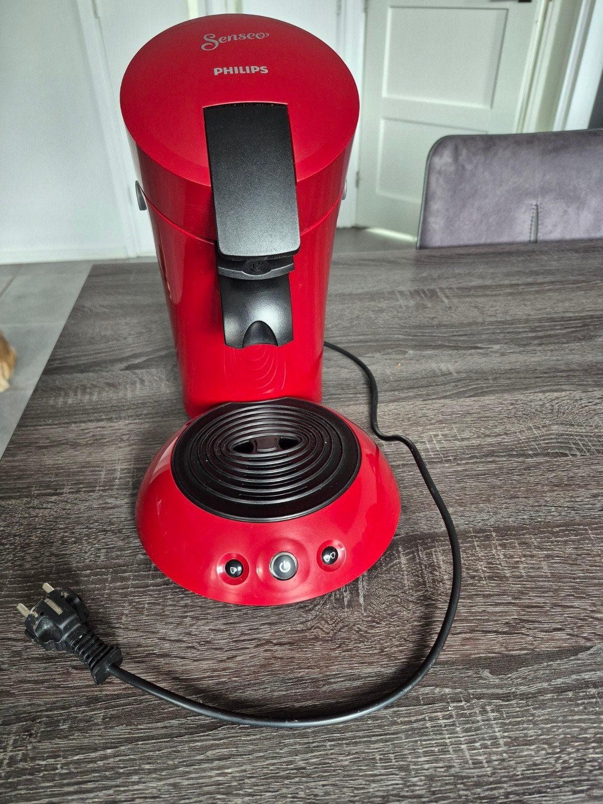 Senseo apparaat kleur ROOD, Witgoed en Apparatuur, Koffiezetapparaten, Ophalen, Gebruikt, Koffiemachine