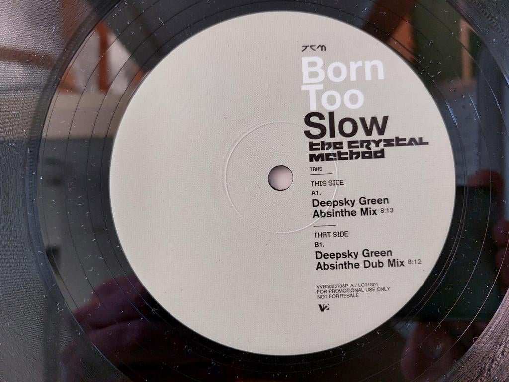 The Crystal Method - Born too slow (UK/2003/promo), Ophalen of Verzenden, Zo goed als nieuw, 12 inch