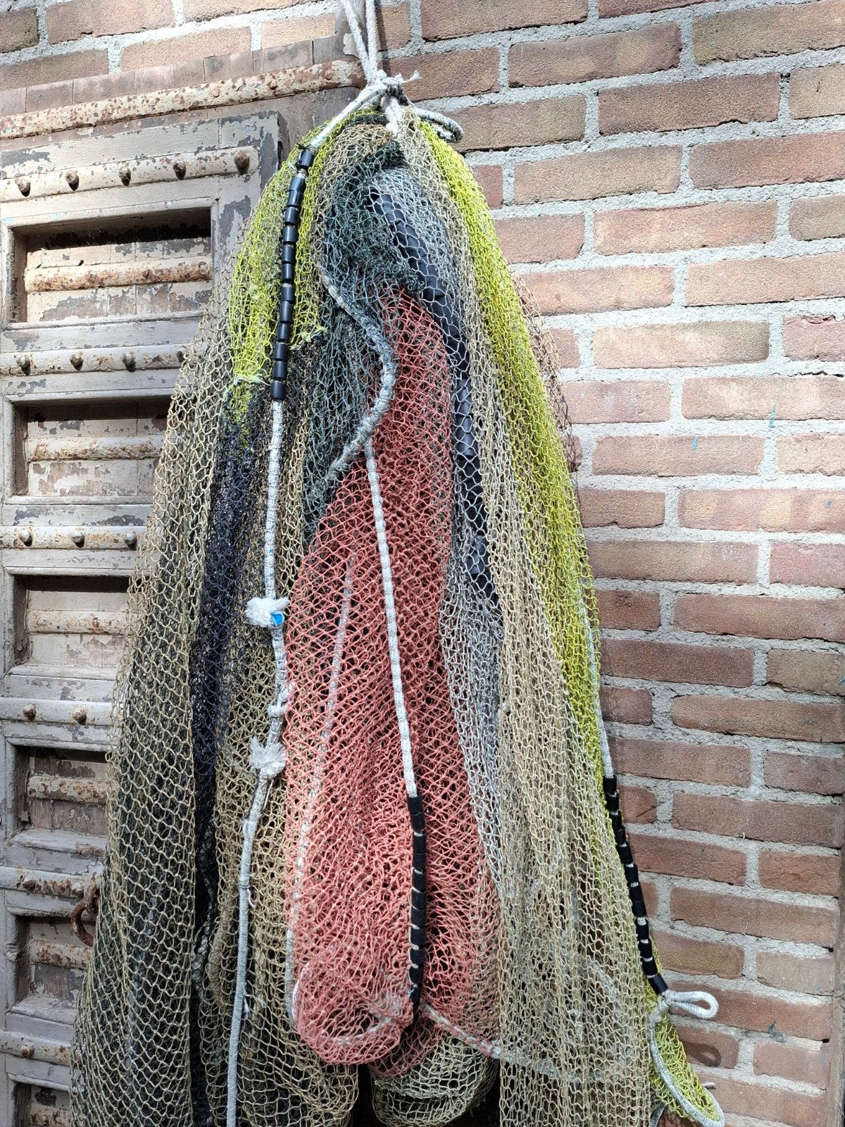 Oud vintage visnet decoratie, Gebruikt, T, Ophalen of Verzenden, N