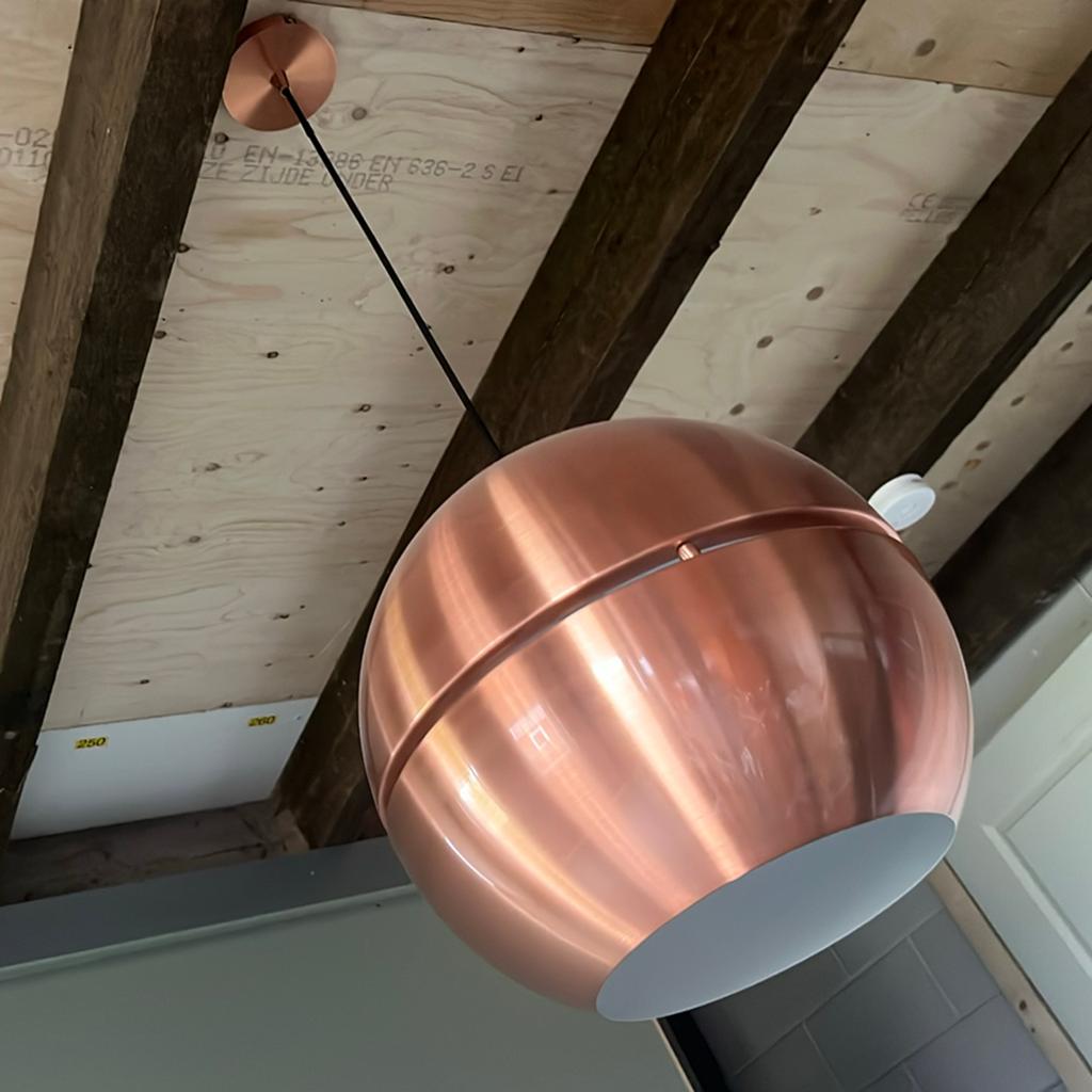 Zuiver Retro ‘70 Copper, Ophalen, Zo goed als nieuw, Metaal, 50 tot 75 cm