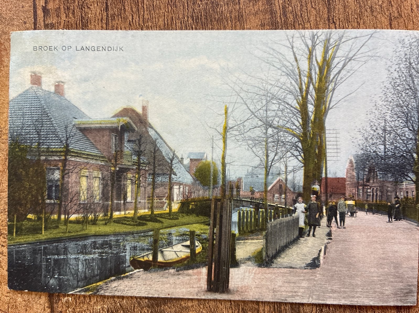 Oude Ansichtkaart Broek op Langedijk (1924), Ophalen of Verzenden, 1920 tot 1940, Gelopen, Noord-Holland
