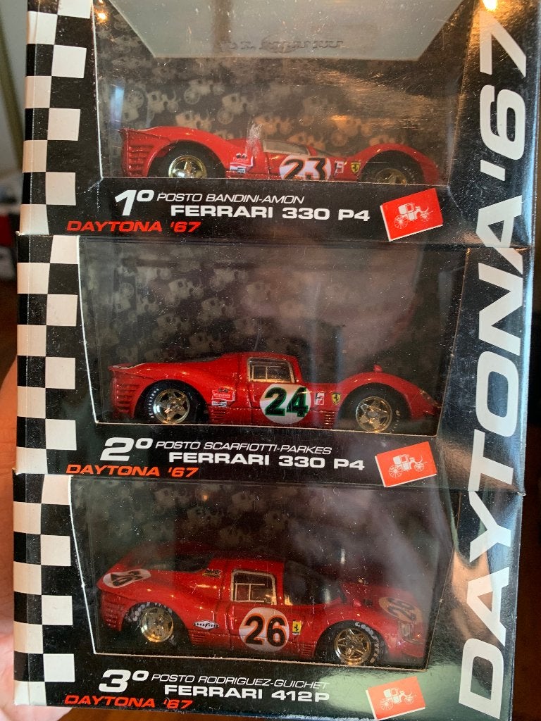 1:43 Ferrari Daytona 67 set, Ophalen of Verzenden, Zo goed als nieuw, Auto, Overige merken