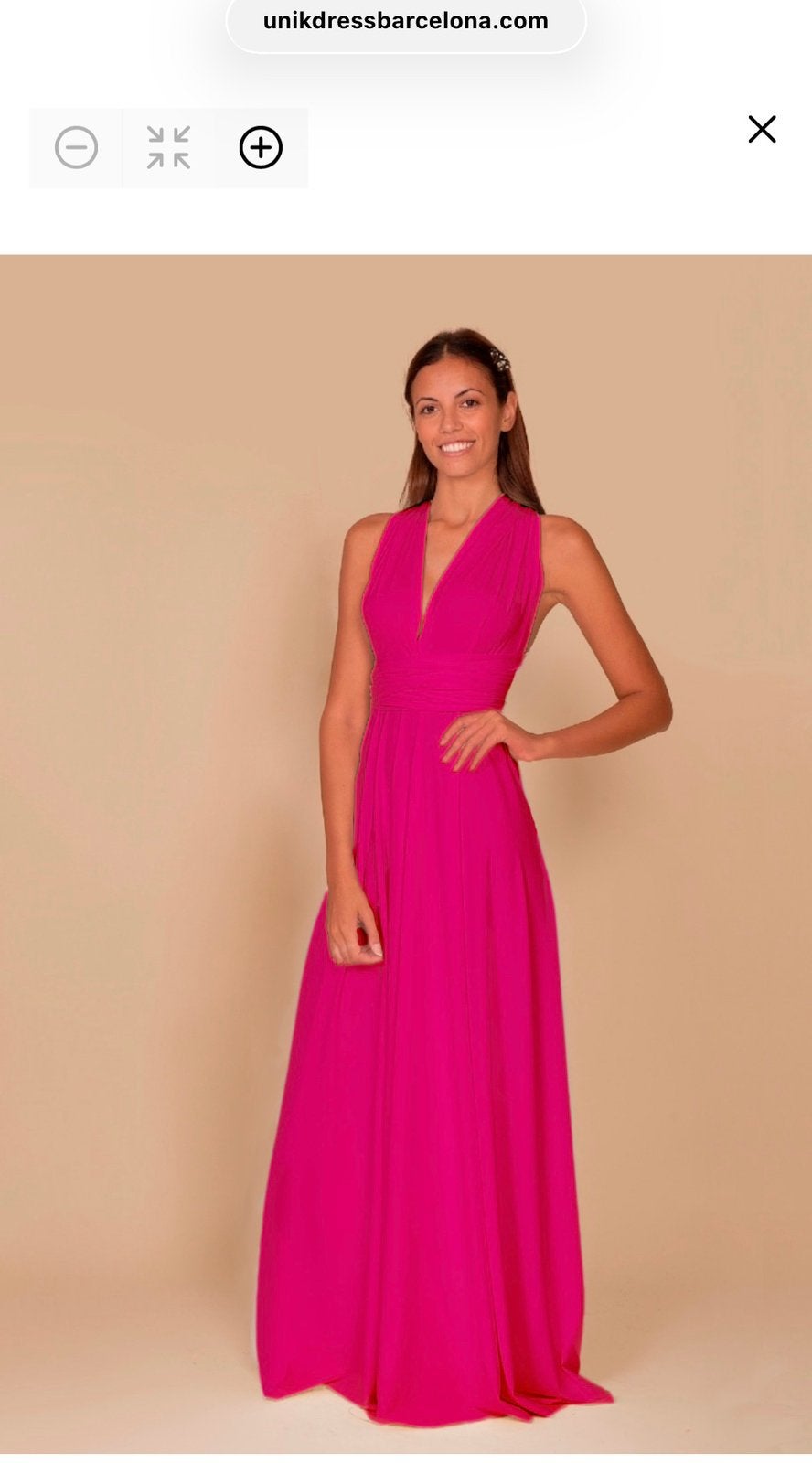 Unikdress Barcelona one size Rinsma, Kleding | Dames, Galajurk, Ophalen of Verzenden, Roze, Maat 36 (S)