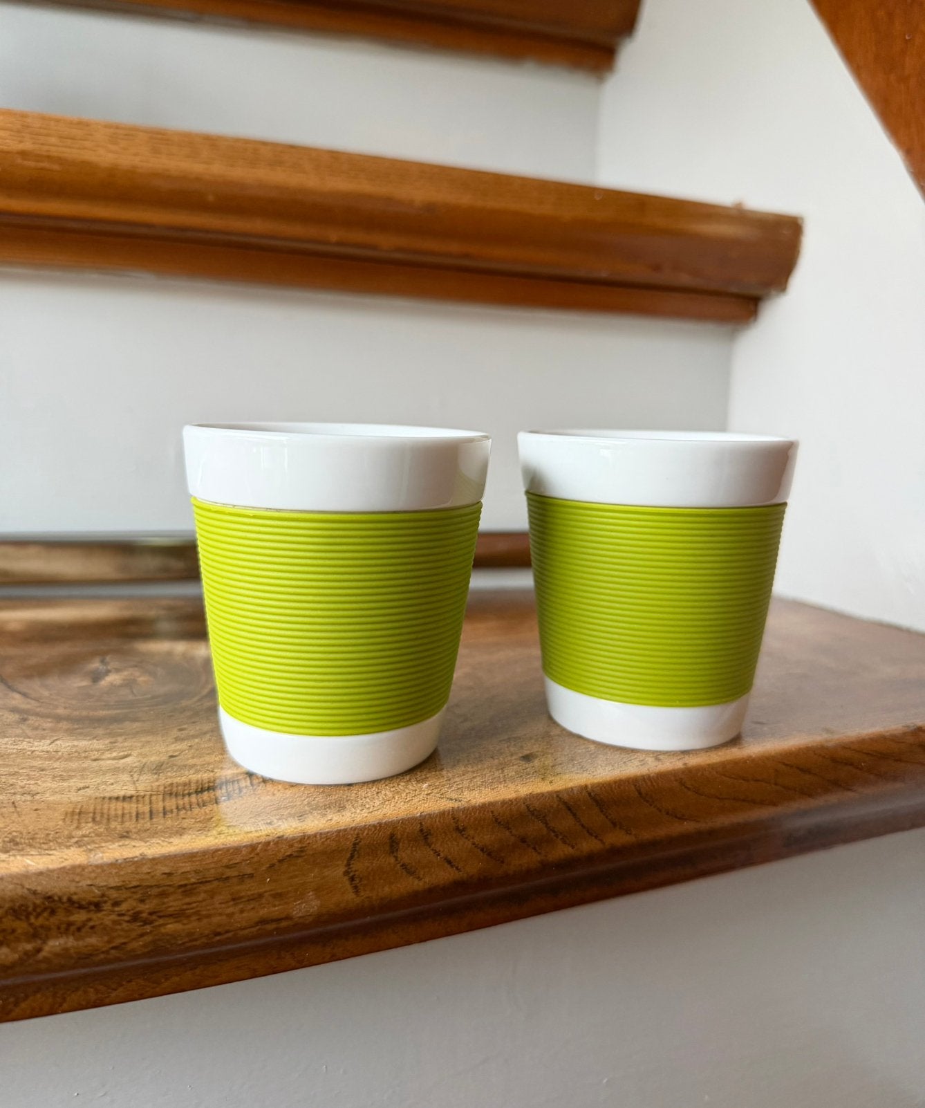 2x Bodum Canteen mok groen, Ophalen of Verzenden, Zo goed als nieuw, Overige stijlen, Kop(pen) en/of Schotel(s)