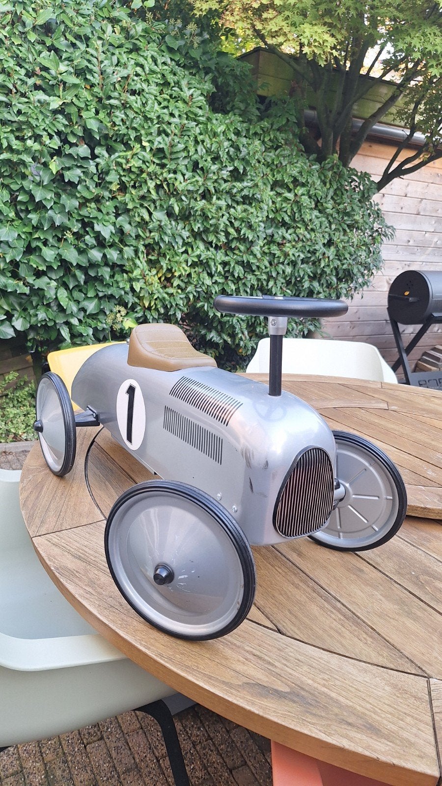 Baghera Rider Classic loopauto zilver - Retro loopvoertuig, Kinderen en Baby's, Ophalen, Gebruikt, Loopvoertuig