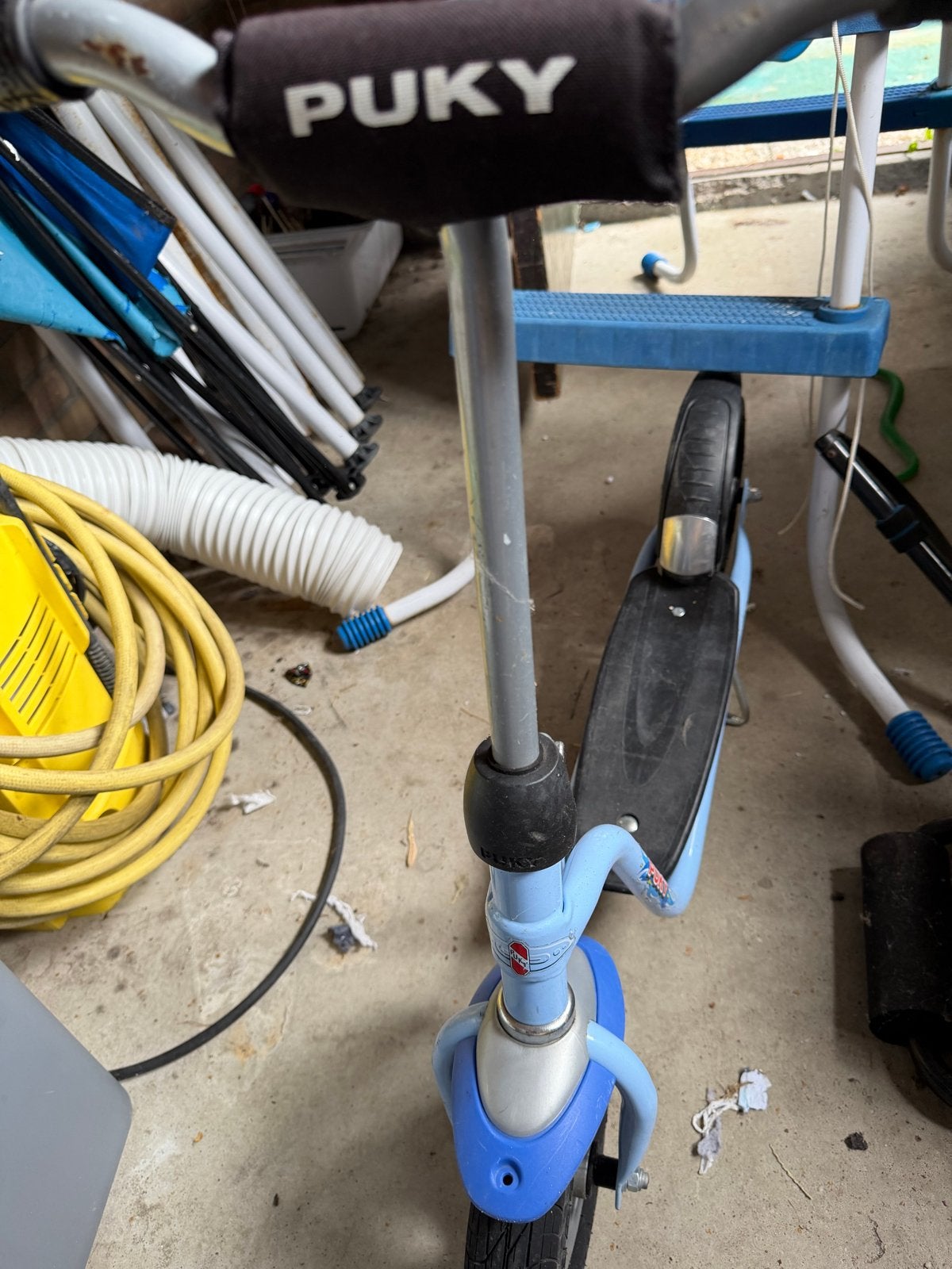 Puky step - Blauw, gebruikt maar in goede staat, Ophalen of Verzenden, Gebruikt, Gewone step