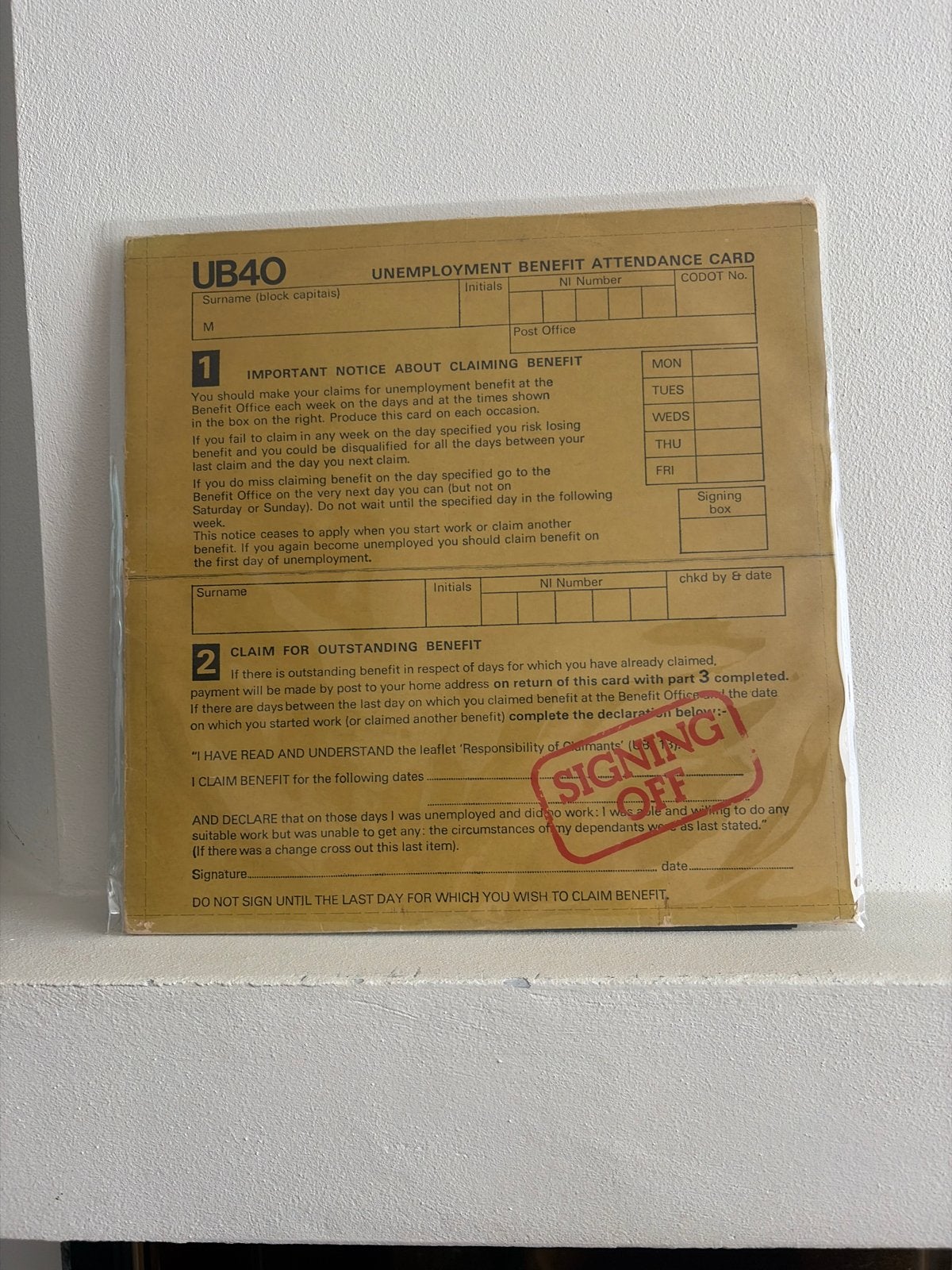 LP UB40, Ophalen of Verzenden, Gebruikt