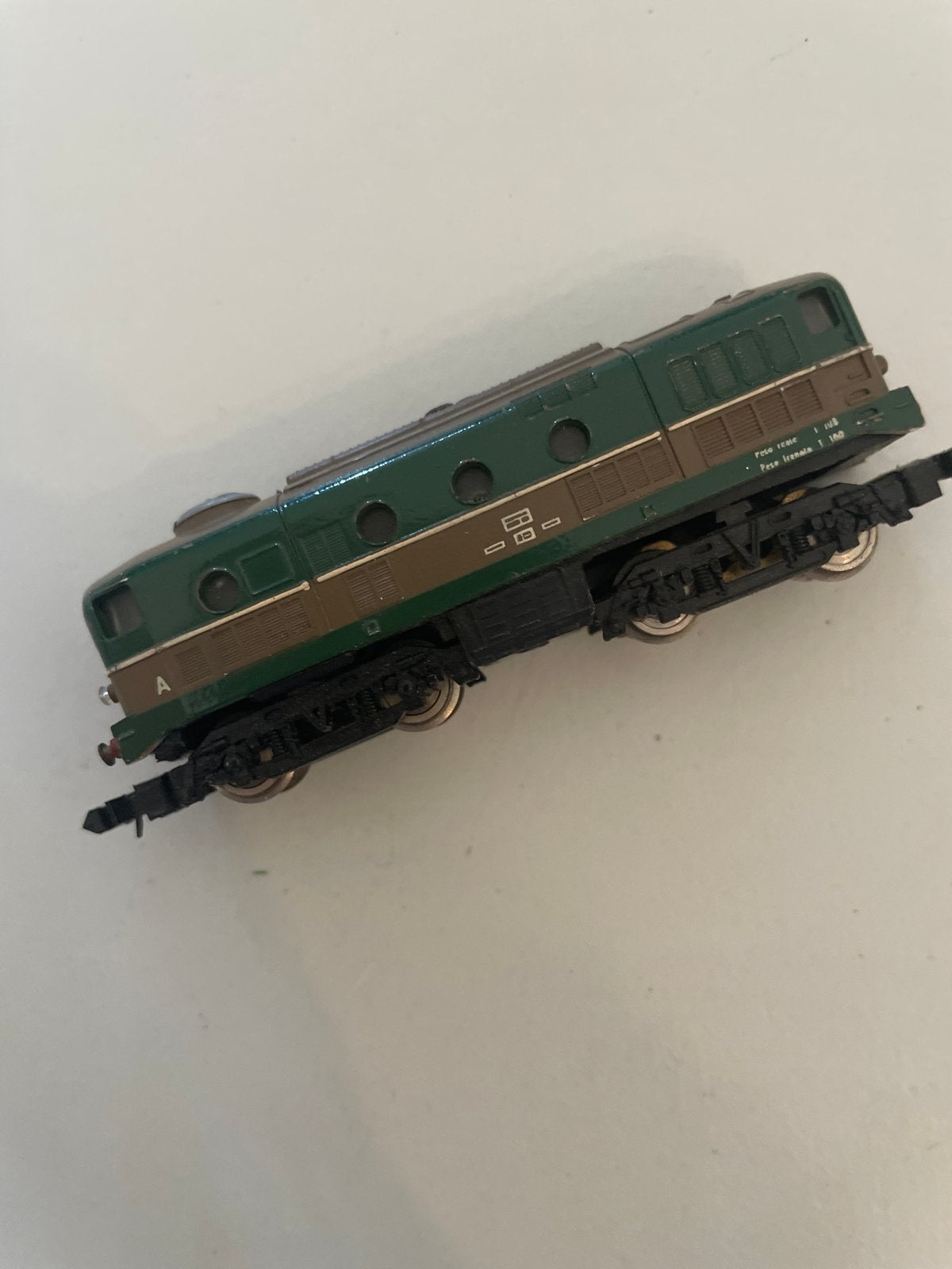 Fleischmann Locomotief NS 2200 Groen/Bruin (Gebruikt), Hobby en Vrije tijd, Gebruikt, Fleischmann, Ophalen of Verzenden, Analoog