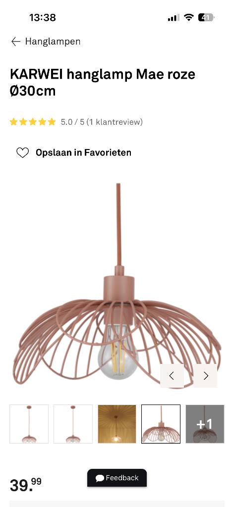Hanglamp Mae Karwei, Ophalen, Nieuw, Metaal, 75 cm of meer