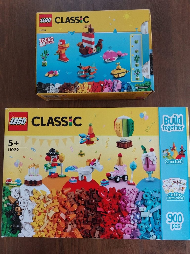 Lego set nr. 11029 en 11018, Ophalen, Zo goed als nieuw, Inclusief doos, Lego