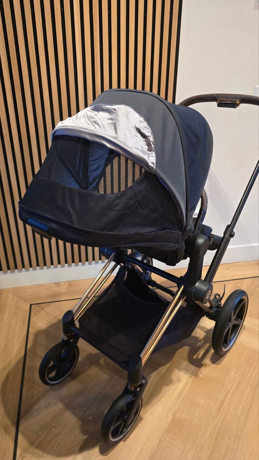 Cybex Priam Rose Gold kinderwagen – complete set (3-in-1), Ophalen, Zo goed als nieuw