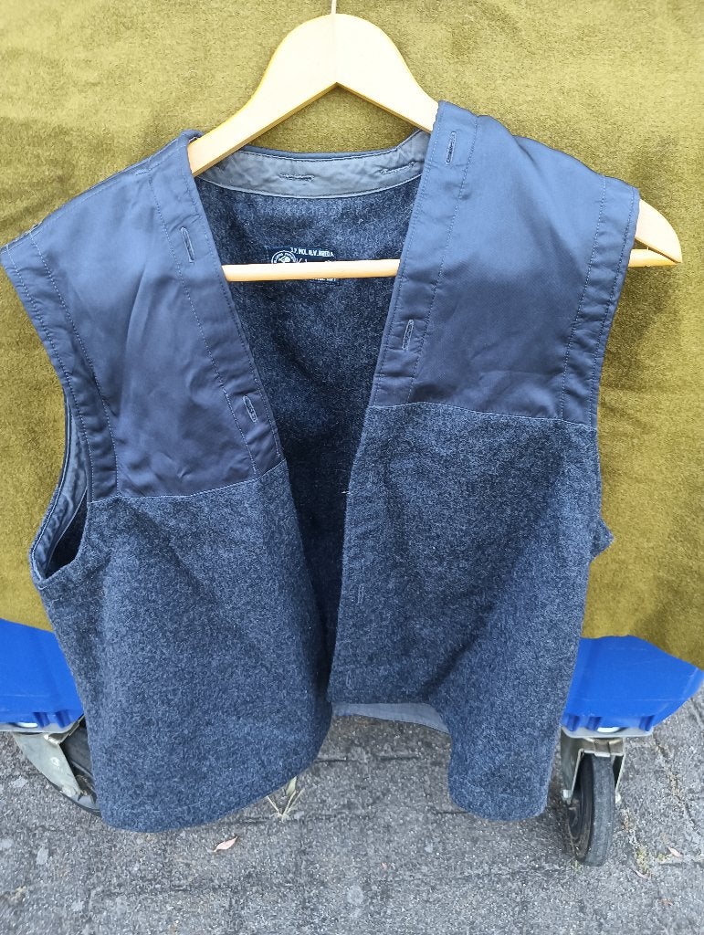 Vintage wollen gilet 1971, Kleding | Heren, Verzenden, Zo goed als nieuw, Maat 48/50 (M), Blauw