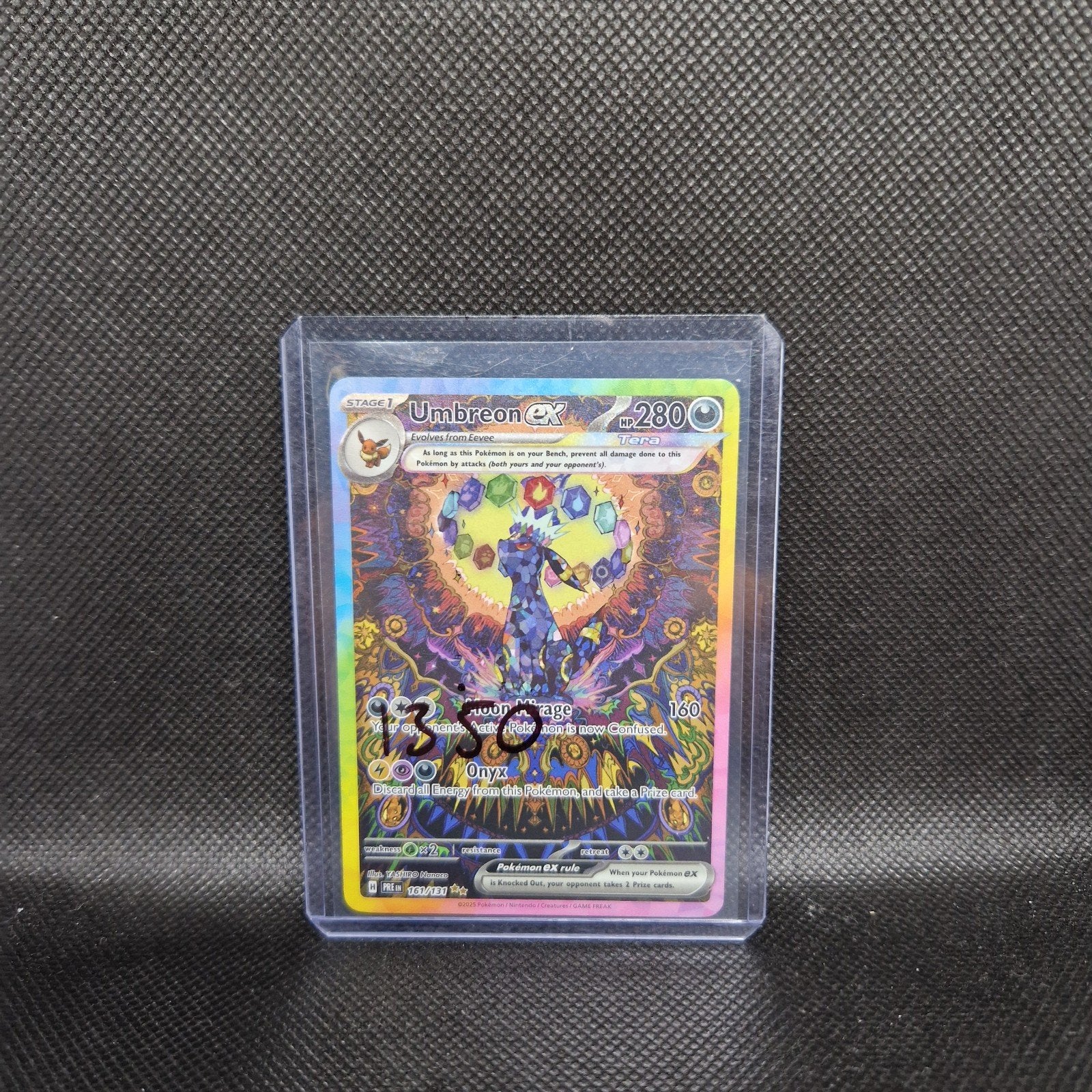 Umbreon Ex Prismatic Evolutions NM, Ophalen of Verzenden, Zo goed als nieuw